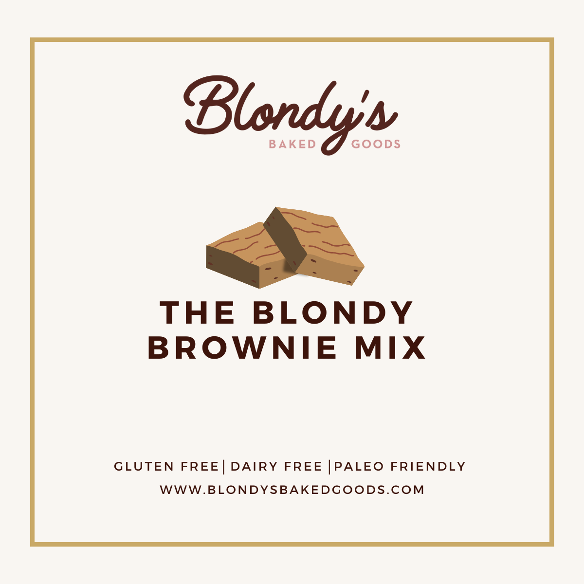 The Blondy Brownie Baking Mix