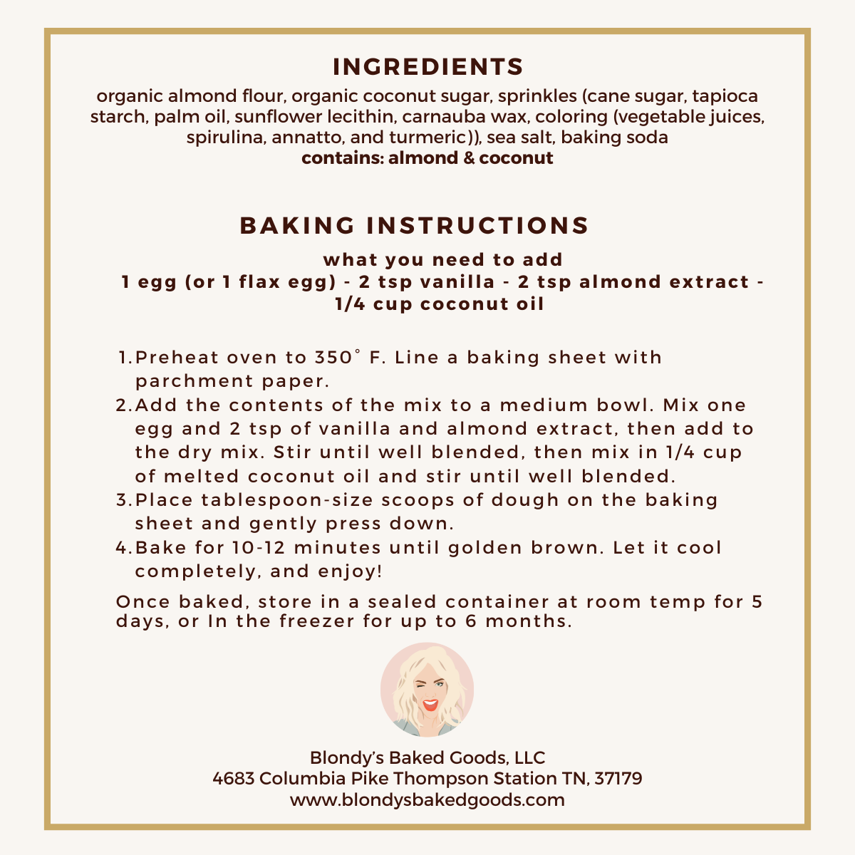 Sprinkle Cookie Mix